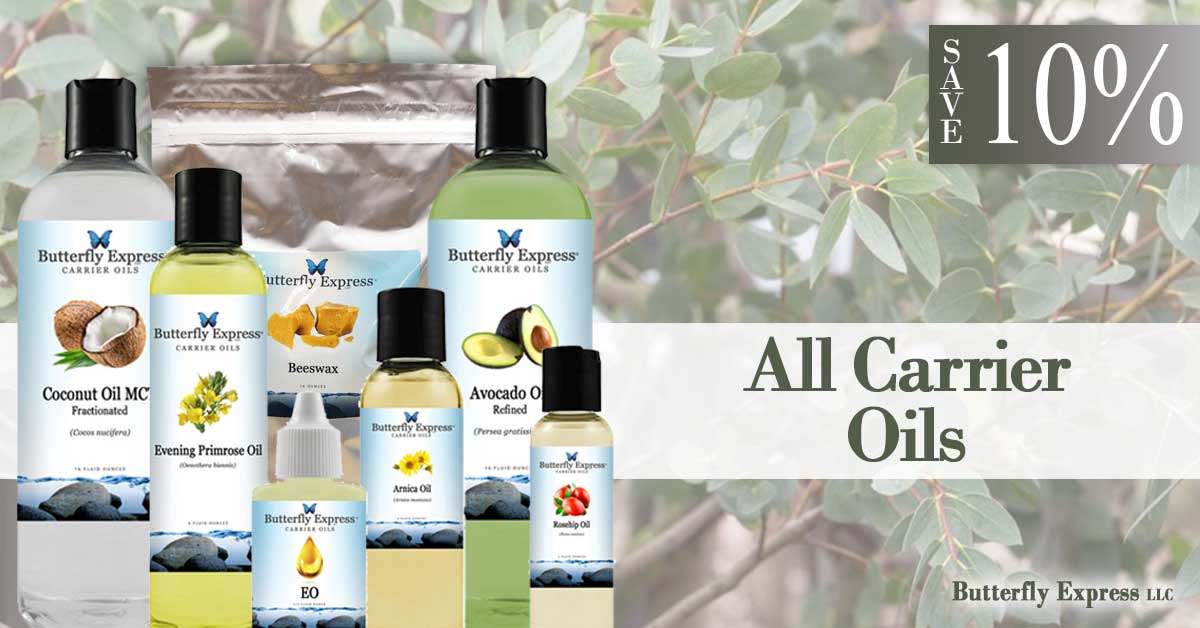 Save 10% on all Carrier Oils