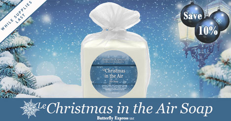 Save 10% on Christmas In The Air Soap