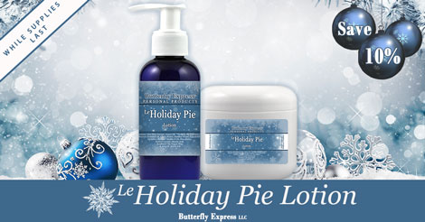 Save 10% on Holiday Pie Lotion