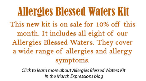 Allergies Blessed Water Kit