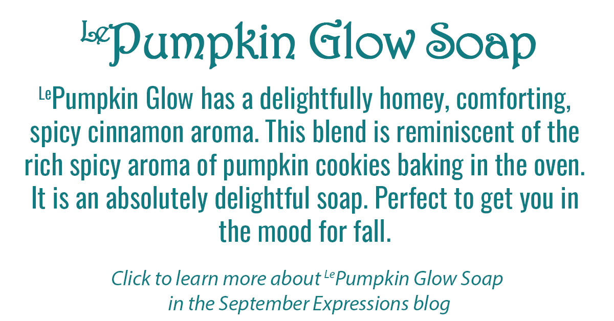 New Pumpkin Glow Soap Info