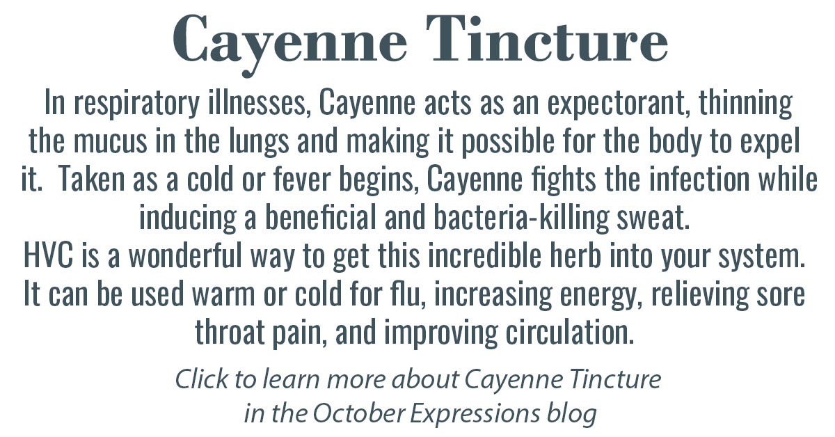Cayenne Tincture Info