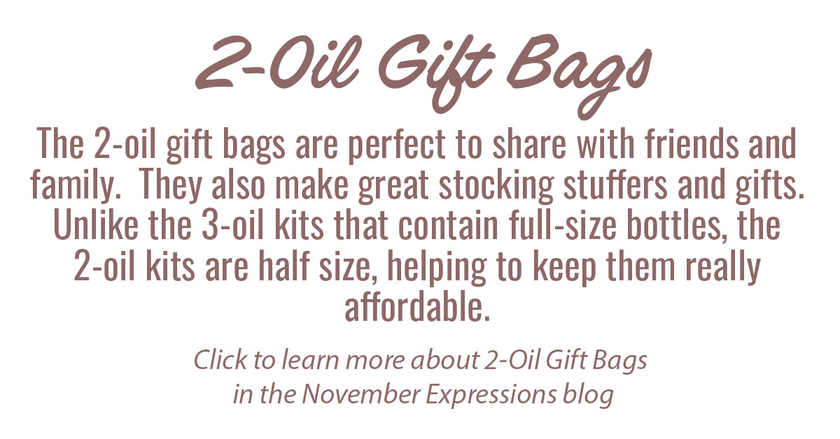 2-Oil Gift Bags Info