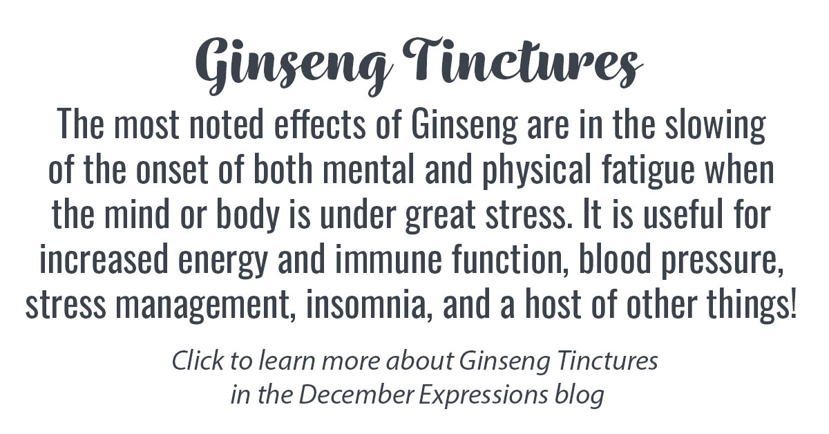 Ginseng Tinctures Info