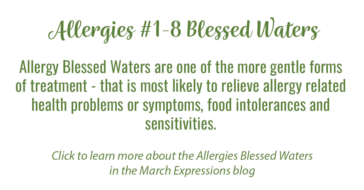 Allergies Blessed Waters Info