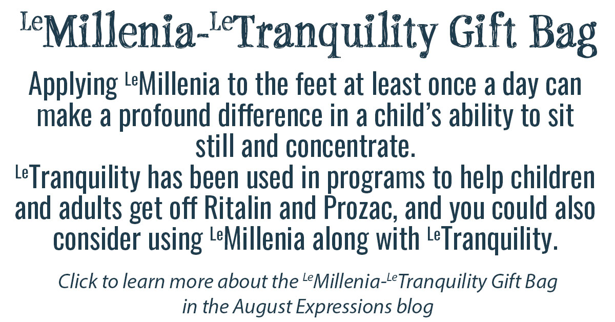 New Millenia-Tranquility Gift Bag Info