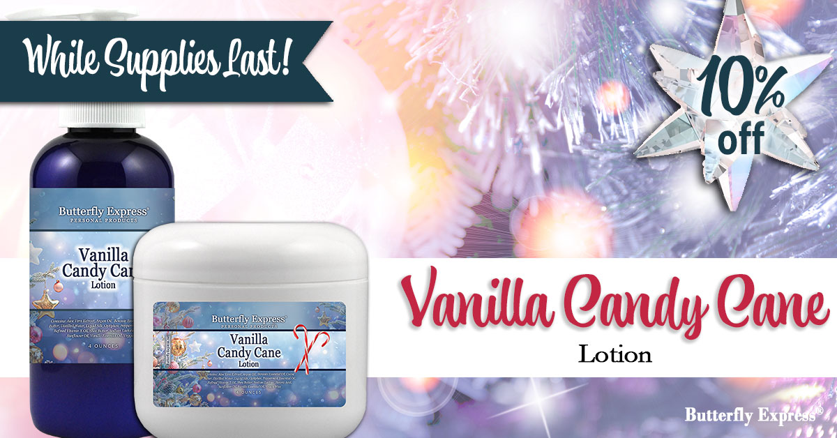 Save 10% on Vanilla Candy cane Lotion