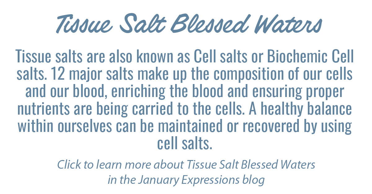 Tissue Salts Blessed Waters Info