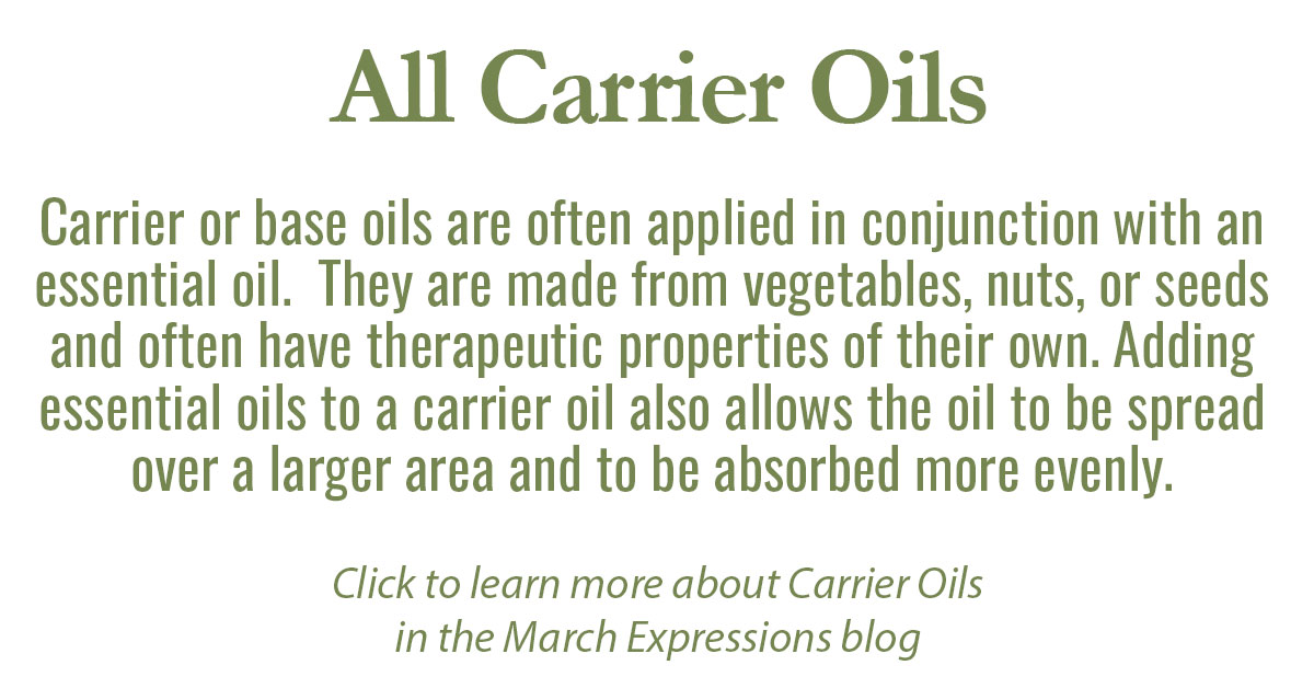 Carrier Oils Info