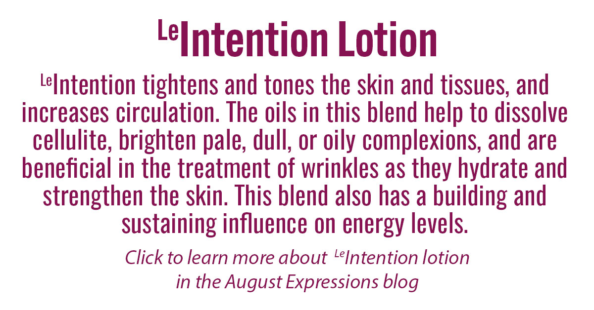 Intention Lotion Info