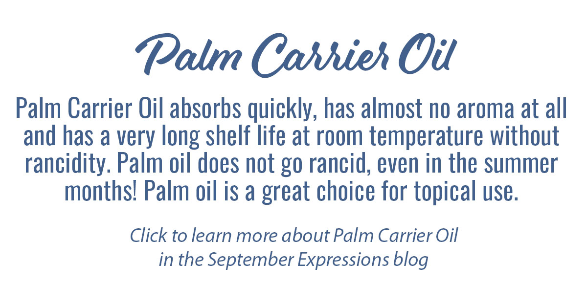 Palm Carrier Oil Info