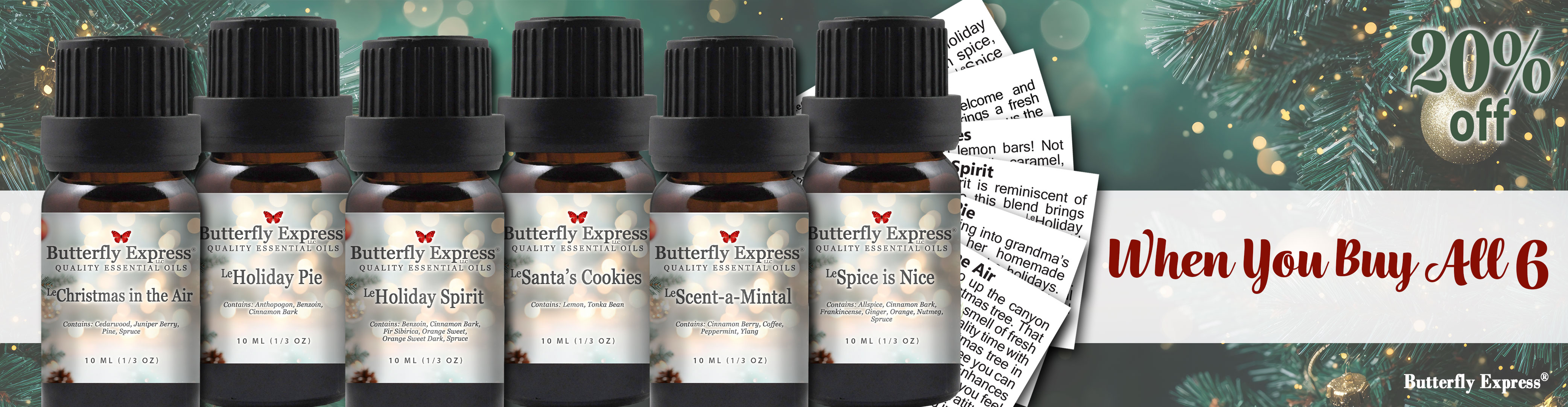 6 Oil Christmas Blends Special